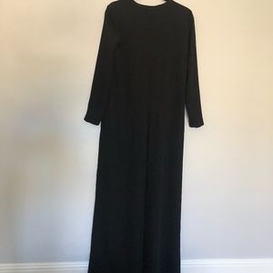 Zara Black jumpsuit with gold detail